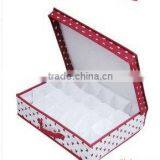 Fashion foldable 24 cells Non Wovwon Lingerie Storage Box