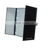 Square Table Foldable 3 Side Mirror With LED Light