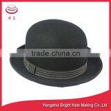 Brim Curling Felted Bowler Hat thumbnail-2