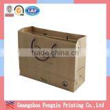 Wholesale Brown Decorative Kraft Paper Shopping Bags With Handles thumbnail-2