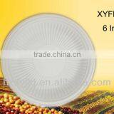 6 Inch One Compartment Starch-based Plate thumbnail-1