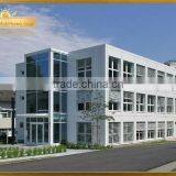 iPrefab-LPOBS-M6 2016 Hot Design Artistic creative 3 three storey steel structure office building prefab luxury mansion