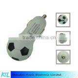 Promotional Football Mini Portable Usb Car Charger 1A/2.1A