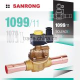 1099/11 1078/11 1079/13 Solenoid Valves With 220v 230v AC, Castel Solenoid Valve With 1-3/8 1-5/8 ODF Solder