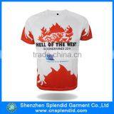 Shenzhen clothing polyester cheap t shirt screen printing