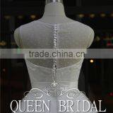 2015 Sleeveless Transparent Tulle Butterfly Wedding Dress Short Ball Gown thumbnail-5