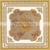 Luxury square ceiling medallion hall ceiling pop design