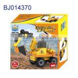 Cheap Diy Toy Plastic 3D Block Construction Truck/excavator Rooter Model