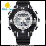 WJ-5257 Japan Double Movement Digital Men Rubber Strap Waterproof Fashion OHSEN Student LED Watch thumbnail-1