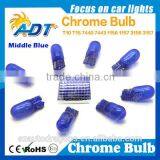 Hiway Led Light 194 W5w T10 Car Chrome Bulb Middle Blue Auto Bulbs