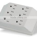 UL 6 outlets surge protected current tap with indicator