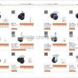 2 Inch Table Leg Casters Flat Furniture Caster Castor Wheel Small Wheels thumbnail-4