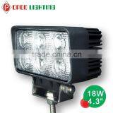 New Truck Auto Parts 18W Led Work Light,4.3" Rectangle 18W Led Work Light
