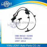 For TOYOTA COROLLA 2007-2012 Front ABS Sensor Right OEM 89543-02080