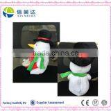 Plush Electric Christmas Snowman Soft Toy With Crystal Ball thumbnail-2