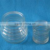 beautiful shapes clear glass candle jars wholesale