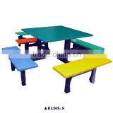 Canteen table and chair Dining room furniture Glass dining table for sale BL308-8