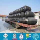Natural rubber marine pneumatic floating jetty without net