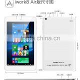 8inch 1920*1200 Retina IPS Screen Windows10 Android 5.1 Tablet pc CUBE IWork8 Air Intel Atom X5 Z8300 thumbnail-1