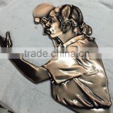 Bronze portrait die casting metal craft factory direct