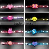 Promotional Gifts Cartoon Soft Pvc LED Handmade Bracelets