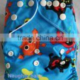 2016 New Naughty Baby Brand Pocket Cloth Diaper Popular Cartoon Print Infant Baby Diaper Nappy Cover thumbnail-3
