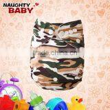 Naughty Baby Waterproof Breathable Baby Boy Girl Print Pocket Eco Friendly Cloth Diaper thumbnail-5