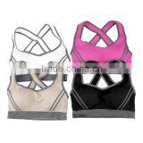 Women Padded Bra Backcross Athletic Slim Vest Top Gym Fitness Sports Yoga Dance thumbnail-5