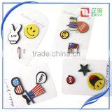 4pieces Lovely Brooch Pins Badges Fashion Cartoon Colorful Smiley Heart Star Plant Mirror Glass for Boys Girls Men Women 2016 thumbnail-6