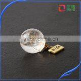 20mm Handmade Clear Transparent Resin Ball With Dandelion Seed,antique Gold Wish Pendant Jewelry thumbnail-1