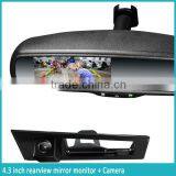 4.3 Inch Mirror Link Lcd Monitor With 2 Video Input Information Synchronization Automatic Car Parking System Rearview Mirror thumbnail-3