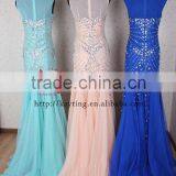 Graceful Handmade Beading Chaozhou Evening Dress Young Girl Turkish Muslim Dress thumbnail-5