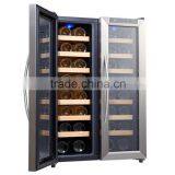 100L 32 Bottles Dual Zone Wine Cooler