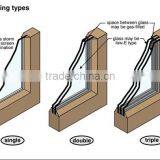Aluminum Side Hung Casement Window With Half Round Spoked Pediment thumbnail-6