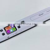 High Speed Portable Scanner A4 Size Document Scanner 1050DPI JPG/PDF Support 32G TF Card Mini Scanner Pen With Pre View PIcture thumbnail-1