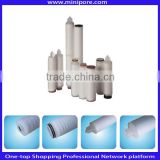 PTFE Membrane Pleated filter cartridge for water treatment