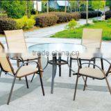 Cheap Patio/outdoor Glass Top Round Dining Table Furniture