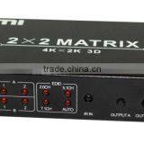 HDMI 1.4a ,HDMI Matrix Switch 2 x 2, 4k x 2k, 3D,Newest thumbnail-1