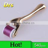 Gold Handle Erma Roller Factory Export 540 Derma Roller With Low Price