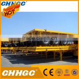 Plastic drop deck 40ft flatbed trailer with low price