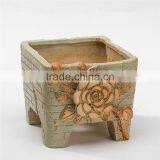 Hot Sale Customzied Color Glazed Handmade Flower Pot thumbnail-1