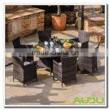 Audu Tuscany Brown Rattan Garden Dining Set With 6 Seat thumbnail-1