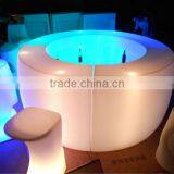 Illuminated Rechargeable Operated Color Change Led Round Bar Counter thumbnail-3