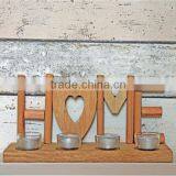 Unique Handmade Home Decorative Wooden Candle Holder Wholesale thumbnail-1