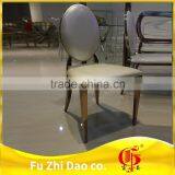 Cheap and Hot Sale Reception Stainless Steel Rental Wedding Cross Back Rose Gold Chair thumbnail-5