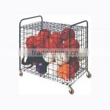 S6208 metal lockable ball storage cart