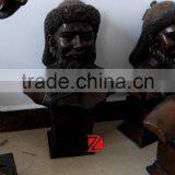 Bronze Mongolian Bust Statue for Indoor Decor thumbnail-1