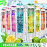 Bpa Free 27oz Tritan Custom Logo Fruit Infuser Shaker Water Bottle thumbnail-2