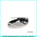 New Design Serving Trays Stainless Steel Trays With Belt 2 Handles thumbnail-3