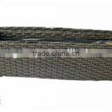 Rect. Shape PE Rattan With Liner Plastic Pot thumbnail-3